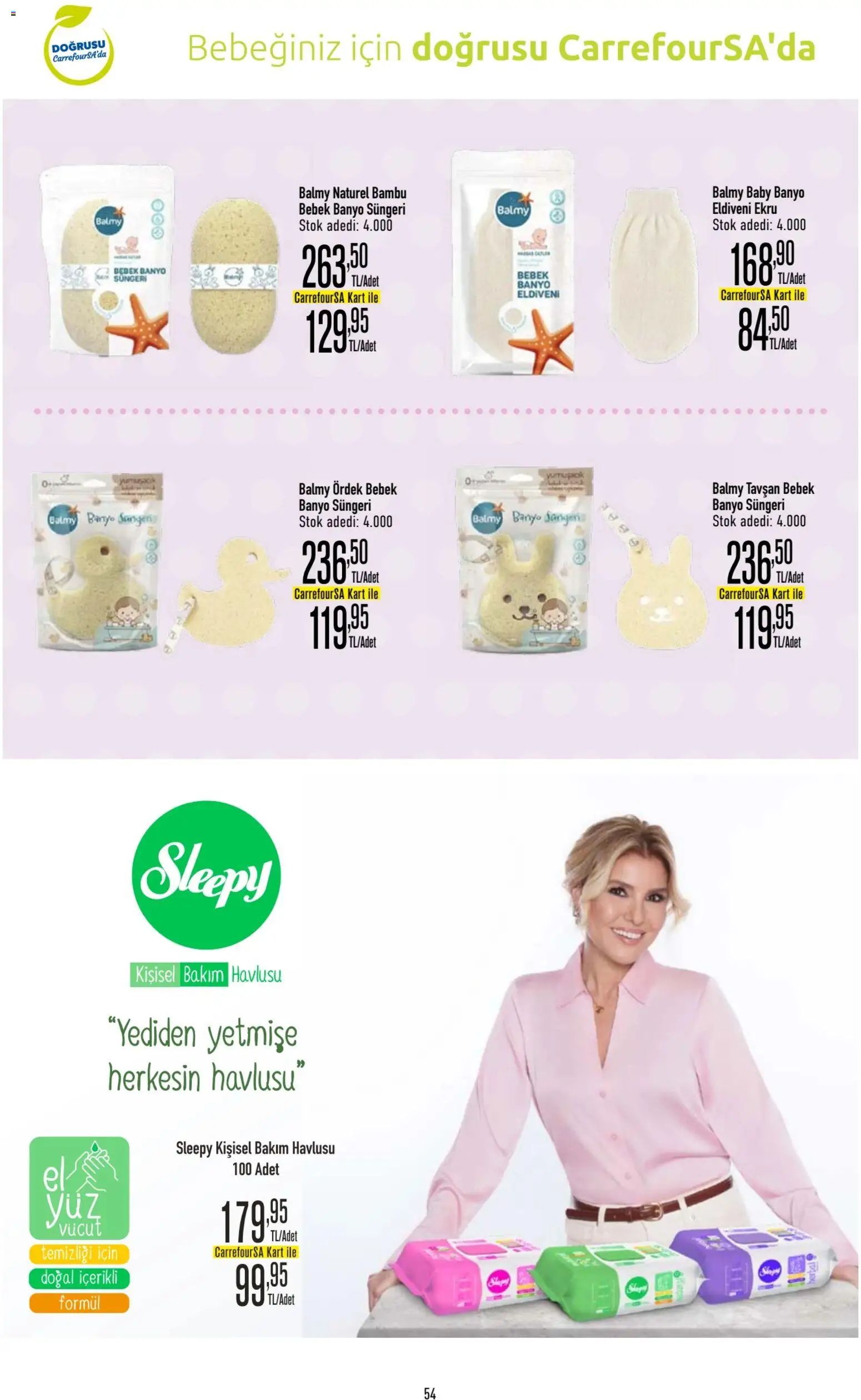 CarrefourSA Katalog - 09.04.2026 tarihinden itibaren geçerlidir | Sayfa: 55 | Ürünler: Banyo