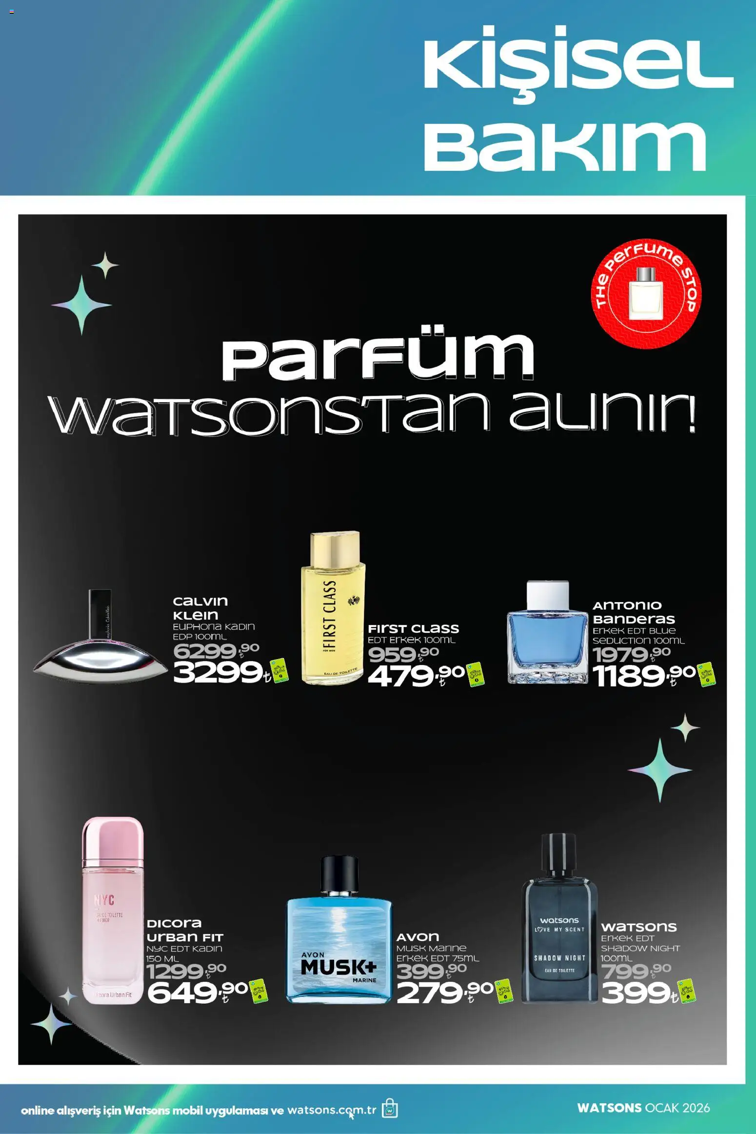 Watsons - Katalog - 02.01.2026 tarihinden itibaren geçerlidir | Sayfa: 39 | Ürünler: Parfüm, Eau de toilette, Ocak