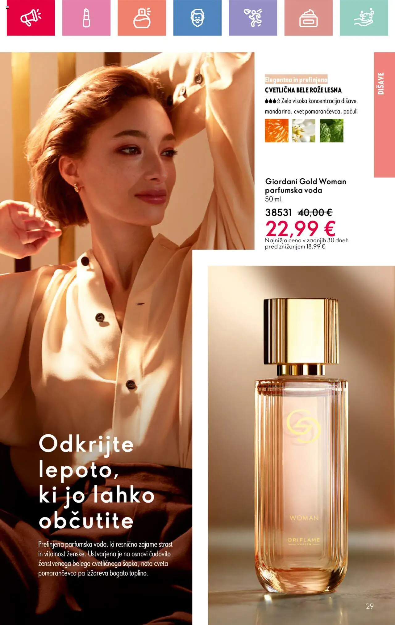 Oriflame katalog 12 │ velja od 24.08.2025 | Stran: 29 | Izdelki: Voda, Parfumska voda