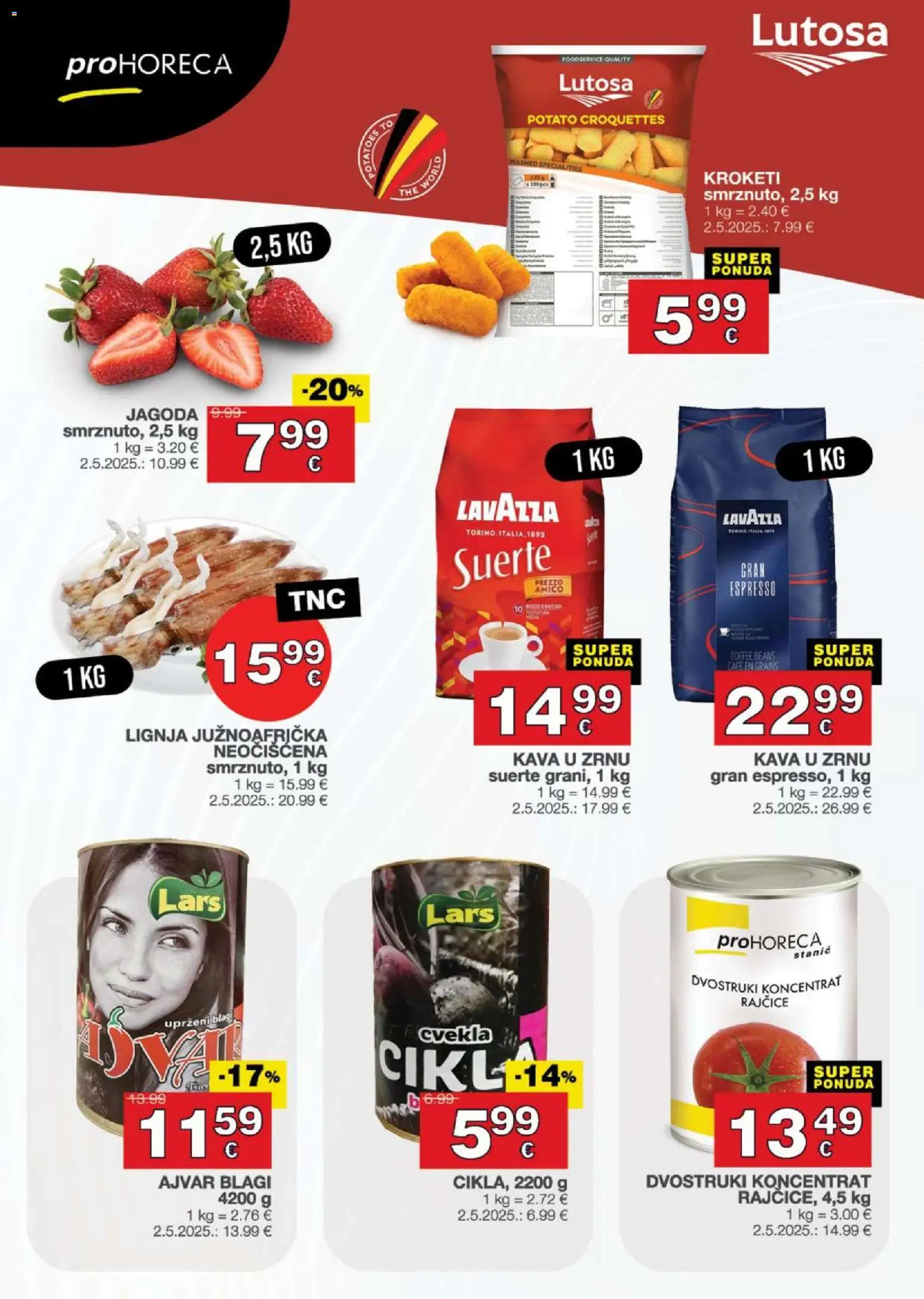 Stanić Diskont katalog | vrijedi od 13.11.2025 | Stranica: 14 | Proizvodi: Kava u zrnu, Kava, Rajčice, Ajvar