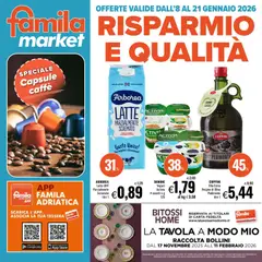 Anteprima del volantino Famila Market catalogo valido a partire dal 08.01.2026