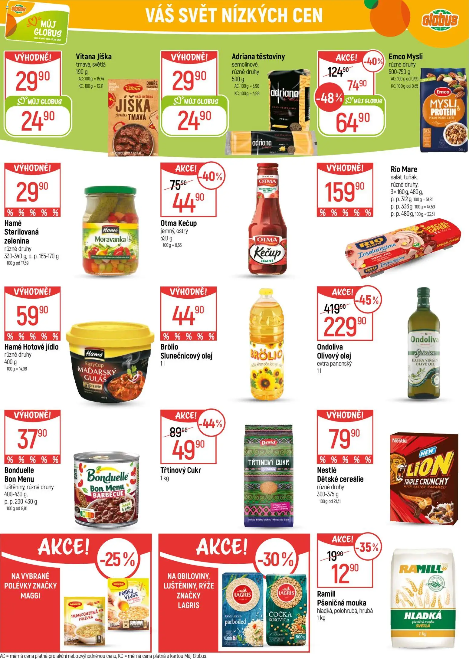 Globus leták - Trmice od 25.02.2026 | Strana: 21 | Produkty: Emco Mysli, Třtinový cukr, Zelenina, Guláš