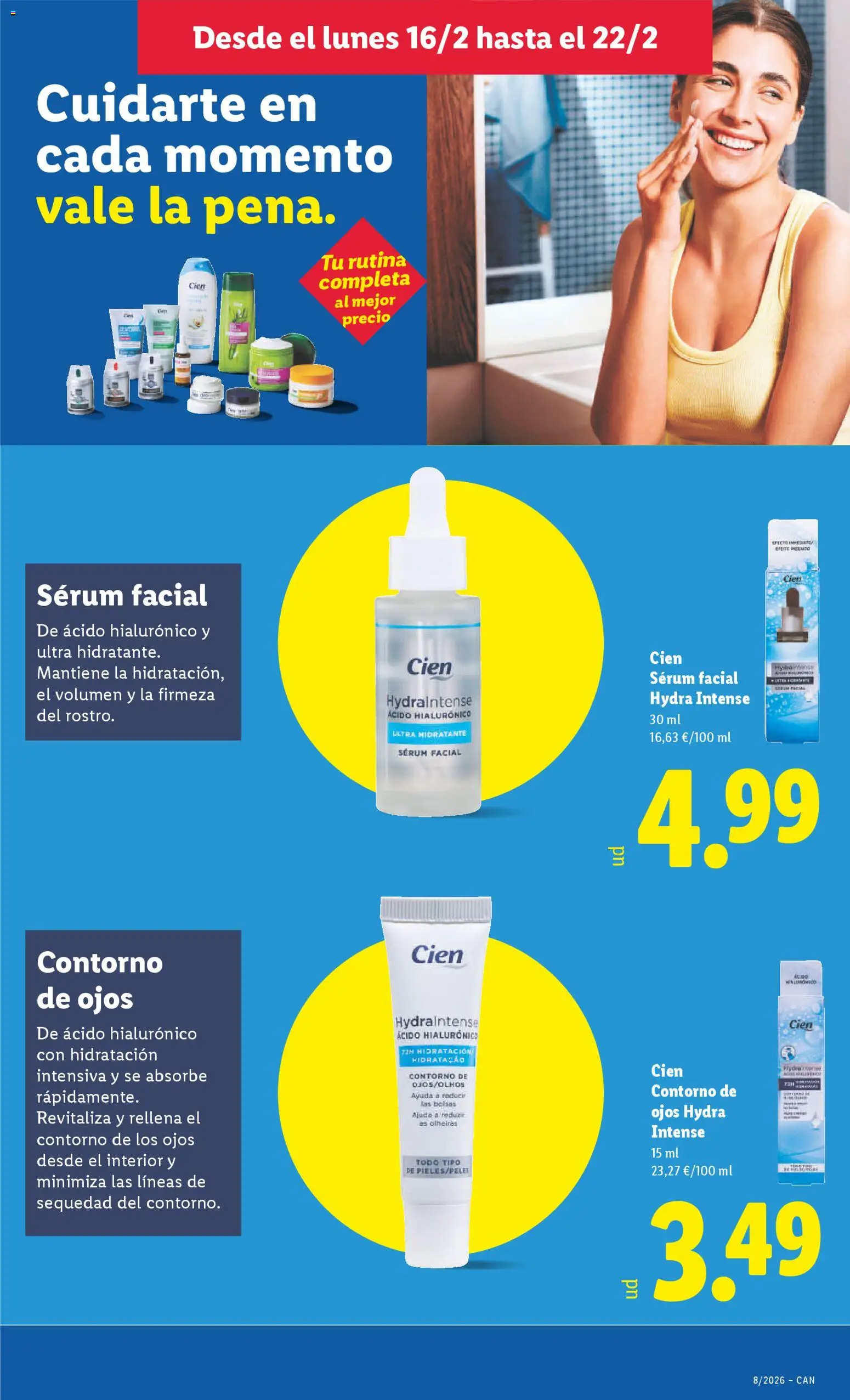 Lidl - Canarias  │ válido desde el 16.02.2026 | Página: 33 | Productos: Sérum