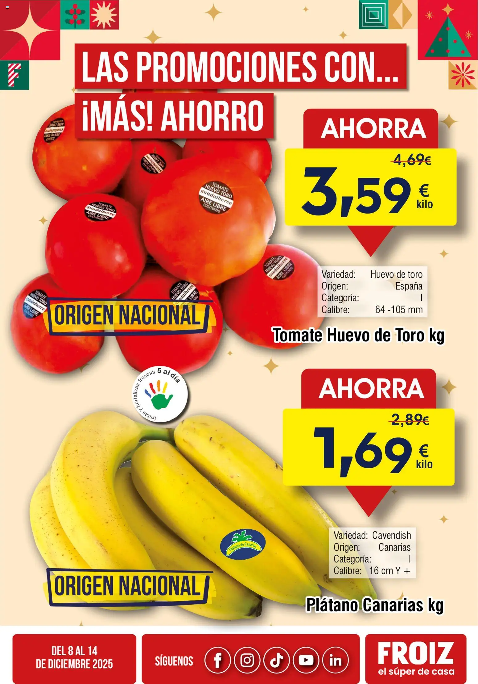 Froiz Oferta semanal │ válido desde el 08.12.2025 | Página: 1