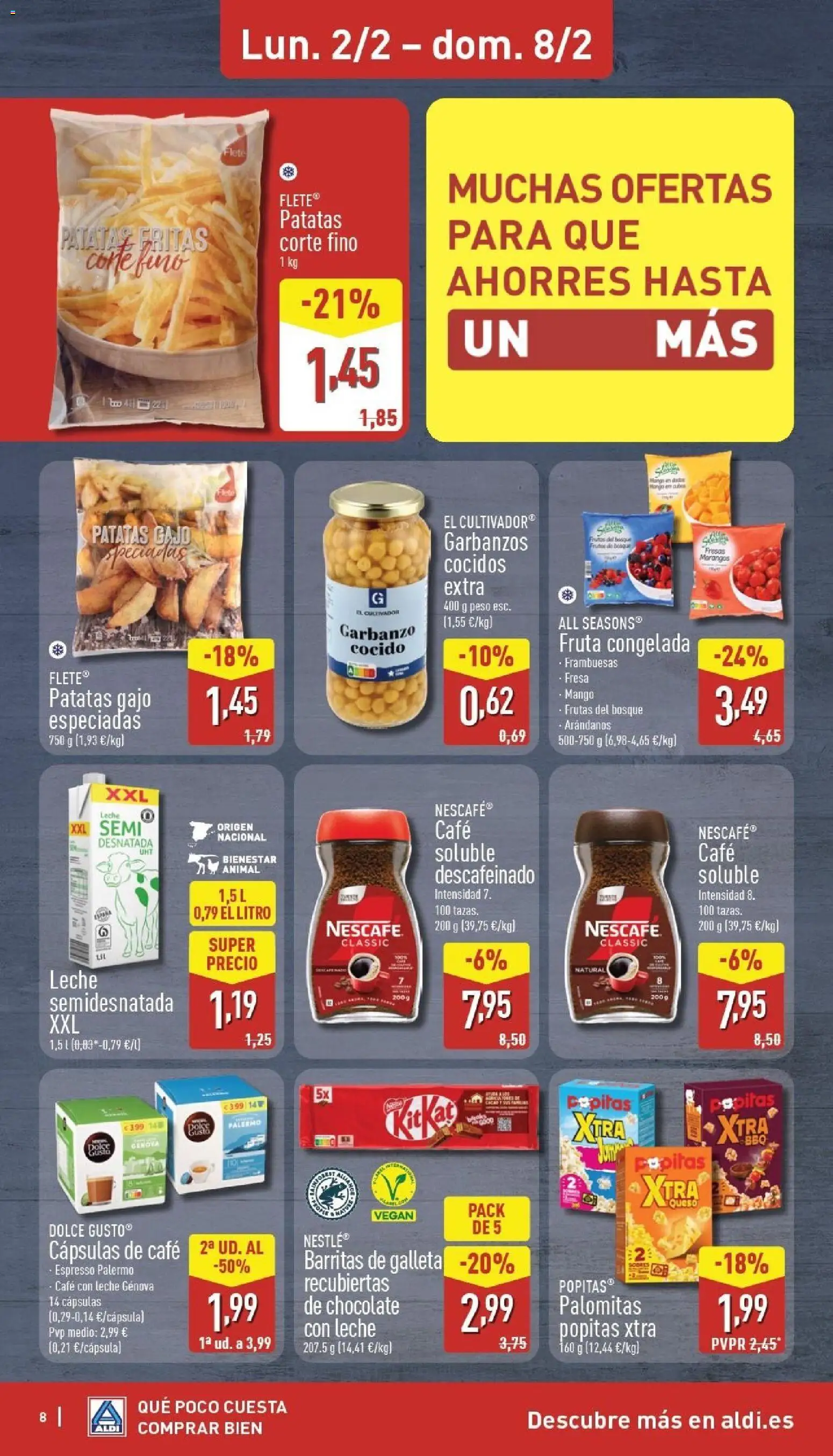 Aldi folleto Baleares │ válido desde el 02.02.2026 | Página: 8 | Productos: Chocolate, Αφυγραντήρας, Μηχανή καφέ, Ρούτερ