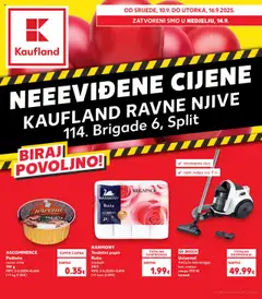 Kaufland - Split-Ravne njive - Pregled kataloga iz trgovine Kaufland, vrijedi od 10.09.2025