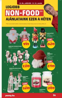 KARÁCSONYI DEKORÁCIÓ MANÓ*, többféle, mérete: kb. 9 x 6,8 x 10,8 cm - amely érvényes a következő dátumtól: 06.11.2025 | Oldal: 40