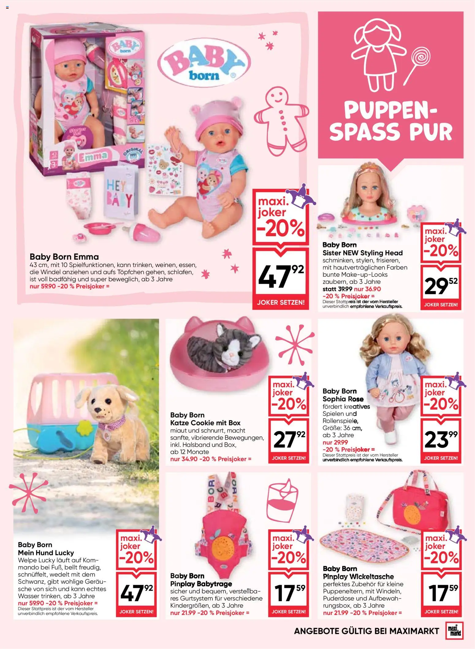 Maximarkt Wünsch Dir Was gültig ab 30.10.2025 | Seite: 9 | Produkte: Wasser, Box