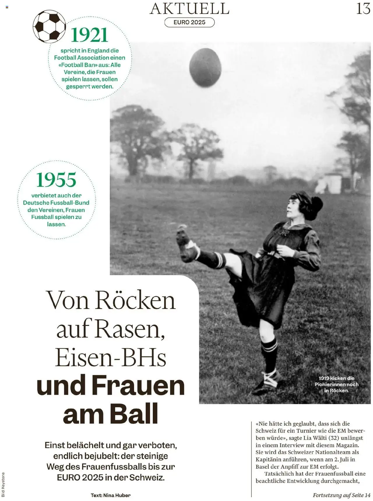 Migros Magazin ab 16.06.2025 | Seite: 13 | Produkte: Fußball