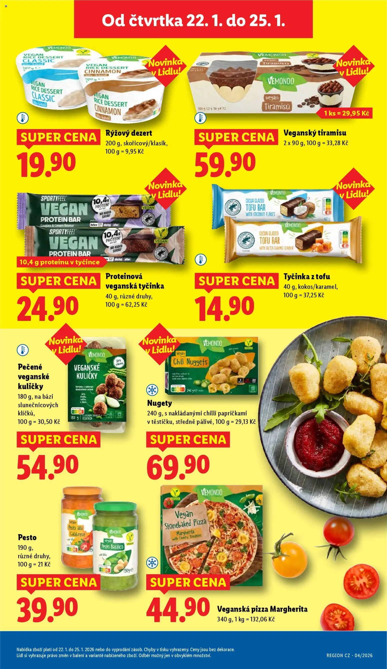 Lidl leták od 22.01.2026 | Strana: 21 | Produkty: Pizza, Kuličky, Protein, Nugety