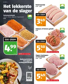 Poiesz folder - Voorbeeld van een folder van Poiesz, geldig van 12.04.2026 | Pagina: 8 | Producten: Varkensvlees, Gehakt, Appel