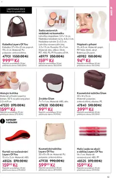 Náhled letáku Oriflame katalog č. 06/2026 od 15.04.2026 | Strana: 51 | Produkty: Makeup, Olej, Balzám na rty, Lahvička