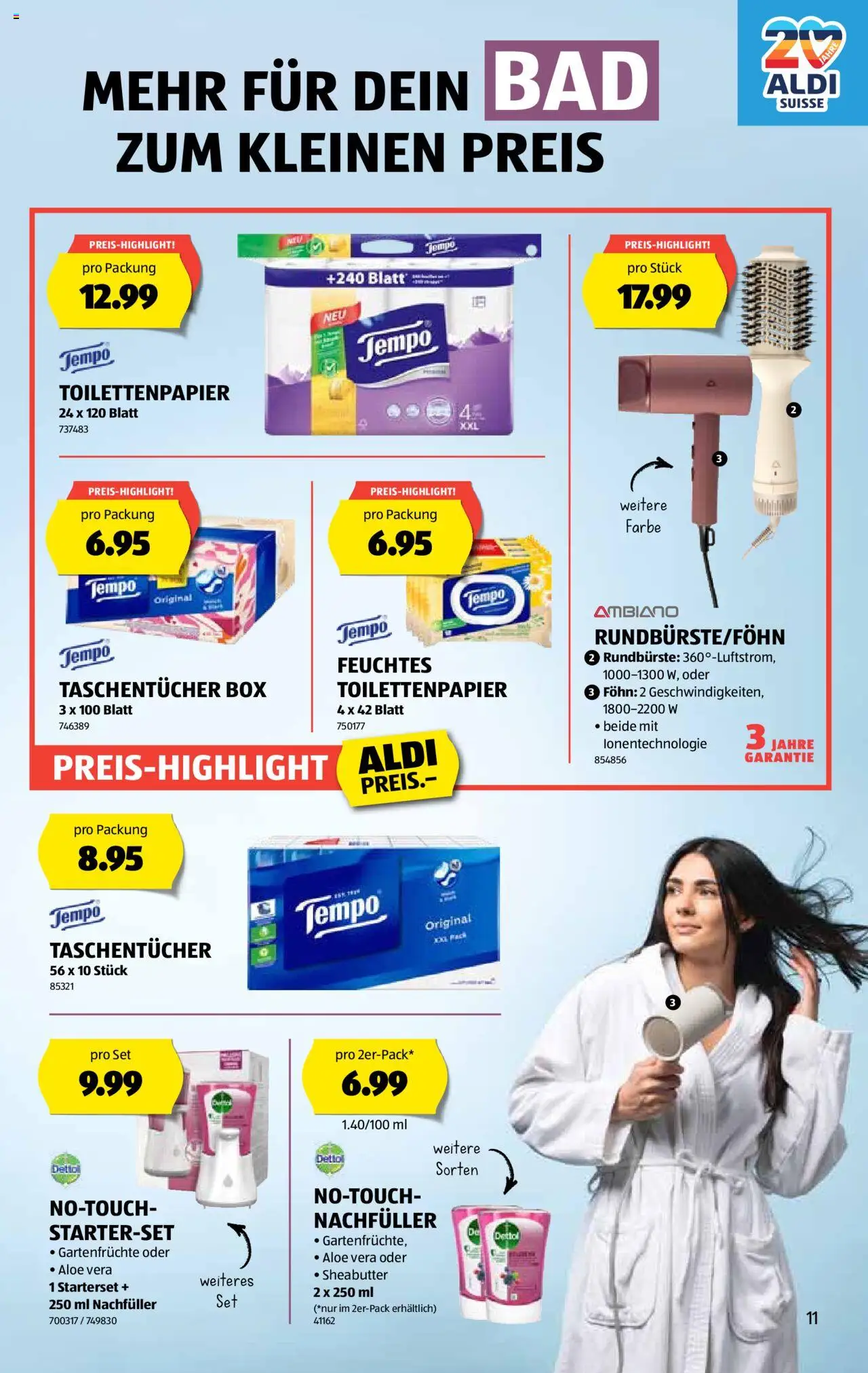 Aldi Aktionen – gültig ab 23.10.2025 | Seite: 12 | Produkte: Box, Föhn, Toilettenpapier