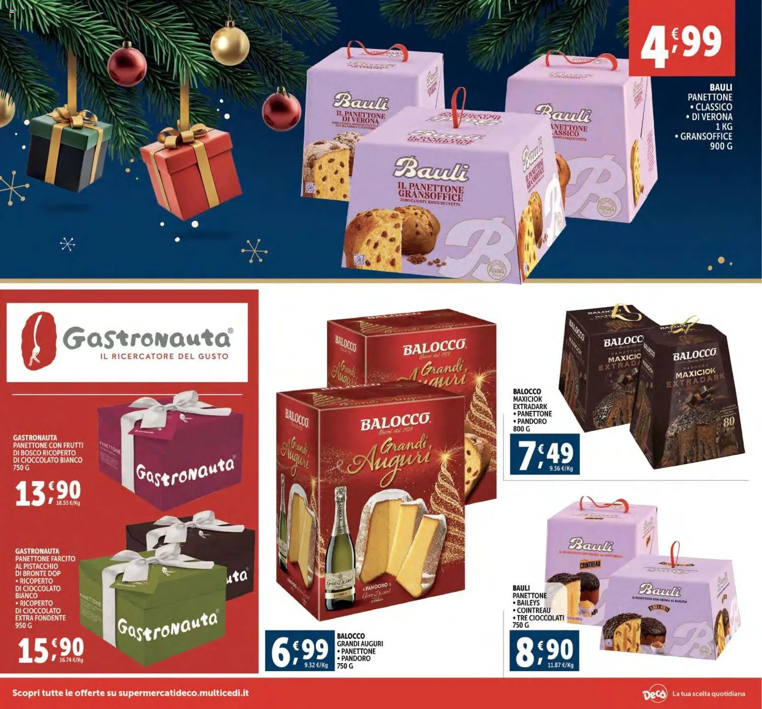 Volantino Decò del 02.12.2025 | Pagina: 2 | Prodotti: Crema, Cioccolato, Pandoro, Panettone