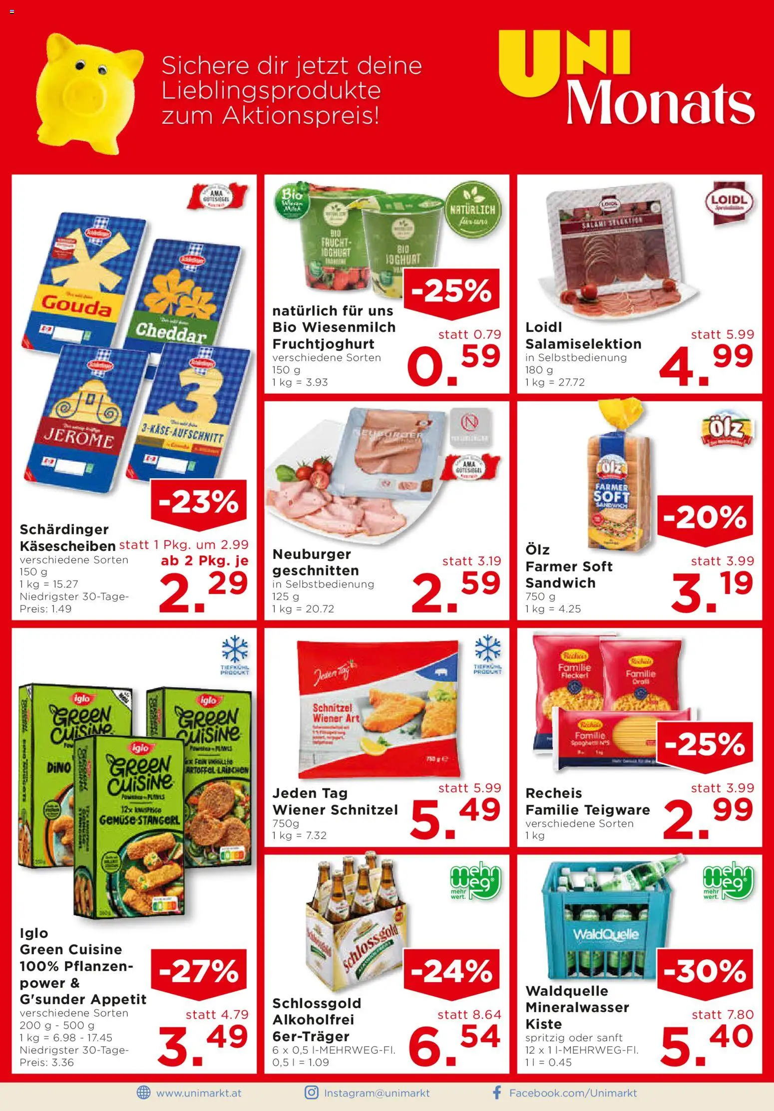 Unimarkt Flugblatt gültig ab 30.12.2025 | Seite: 6 | Produkte: Gemüse