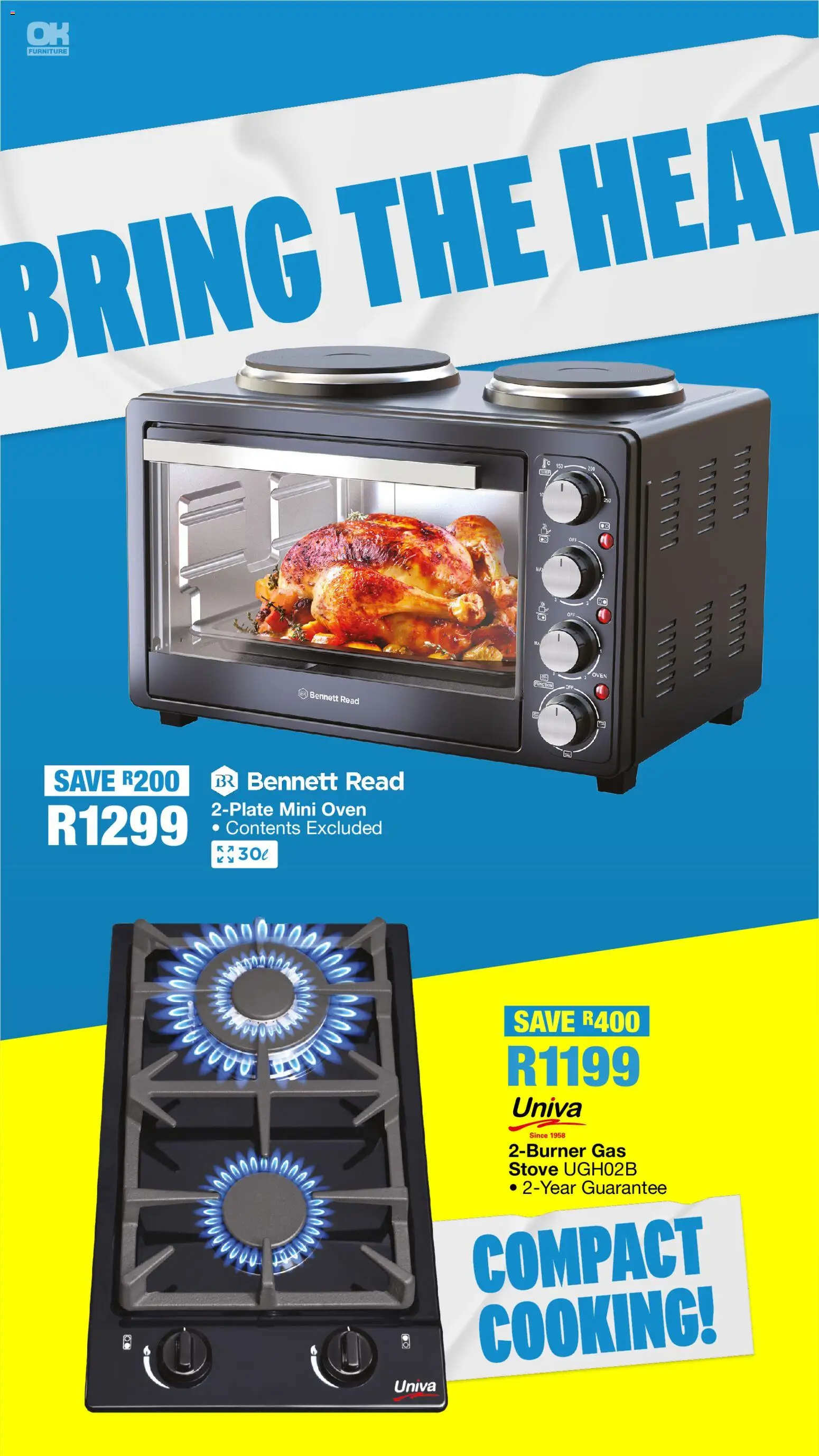 New OK Furniture catalogue – valid from 05.01.2026 | Page: 7 | Products: Oven, Stove, Gas stove