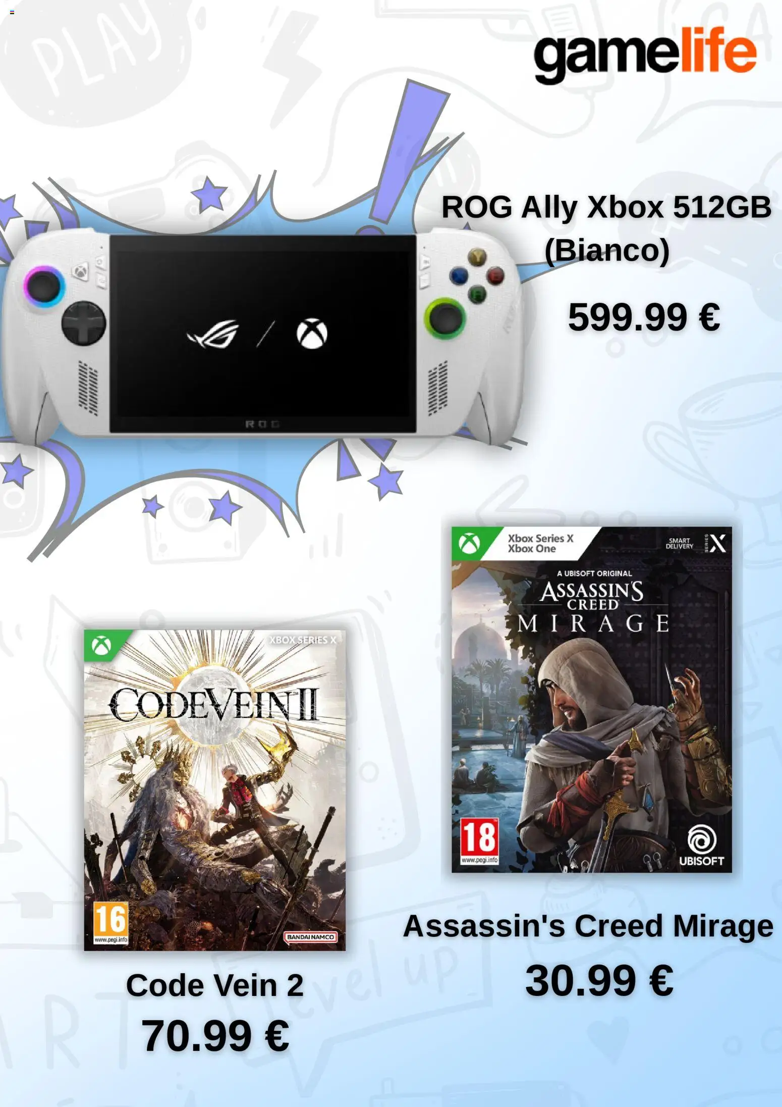 Volantino Gamelife del 16.02.2026 | Pagina: 3 | Prodotti: Xbox
