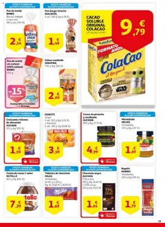 Alcampo - HP Unificado Nacional litoral  │ válido desde el 15.07.2025 | Página: 13 | Productos: Chocolate, Pan de molde, Donuts, Φρυγανιές σικάλεως