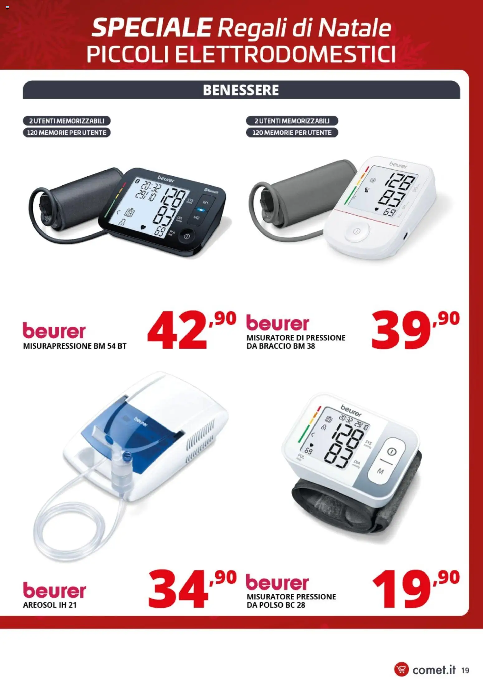 Volantino Comet del 01.12.2025 | Pagina: 19 | Prodotti: Misuratore di pressione