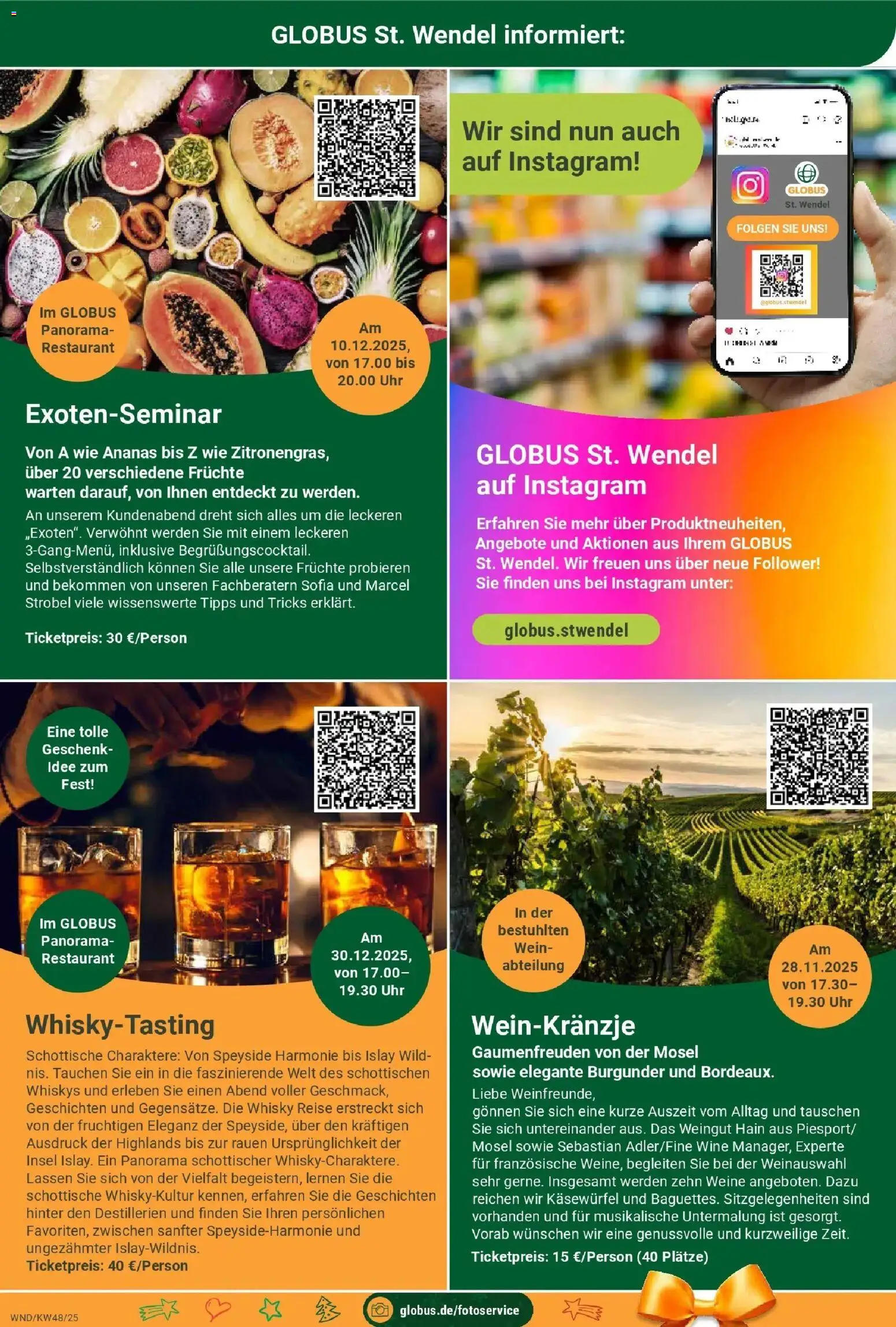 Globus prospekt St. Wendel	 – gültig ab 23.11.2025 | Seite: 31 | Produkte: Whisky, Ananas, Wein, Uhr