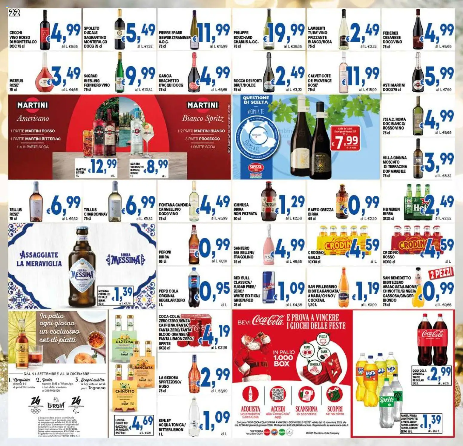 Volantino DEM del 16.12.2025 | Pagina: 22 | Prodotti: Chinotto, Prosecco, Bibite, Pepsi