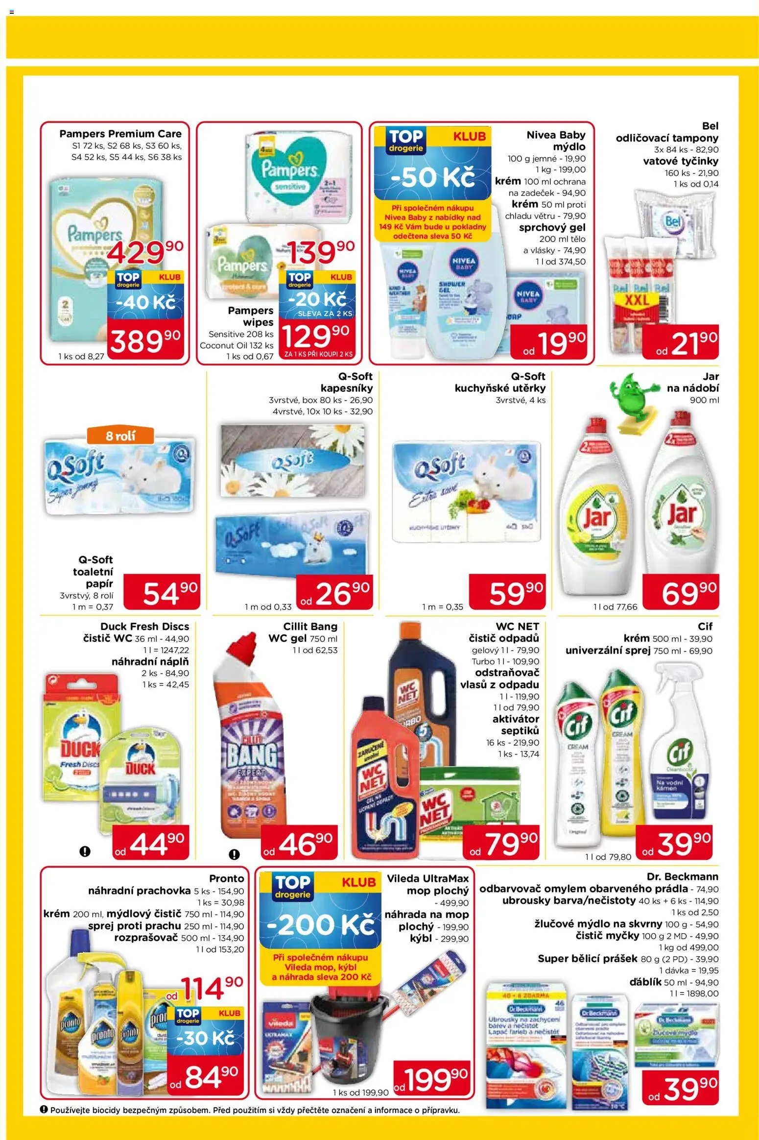 Top drogerie leták od 13.11.2025 | Strana: 3 | Produkty: Krém, Mop, Wc, Drogerie