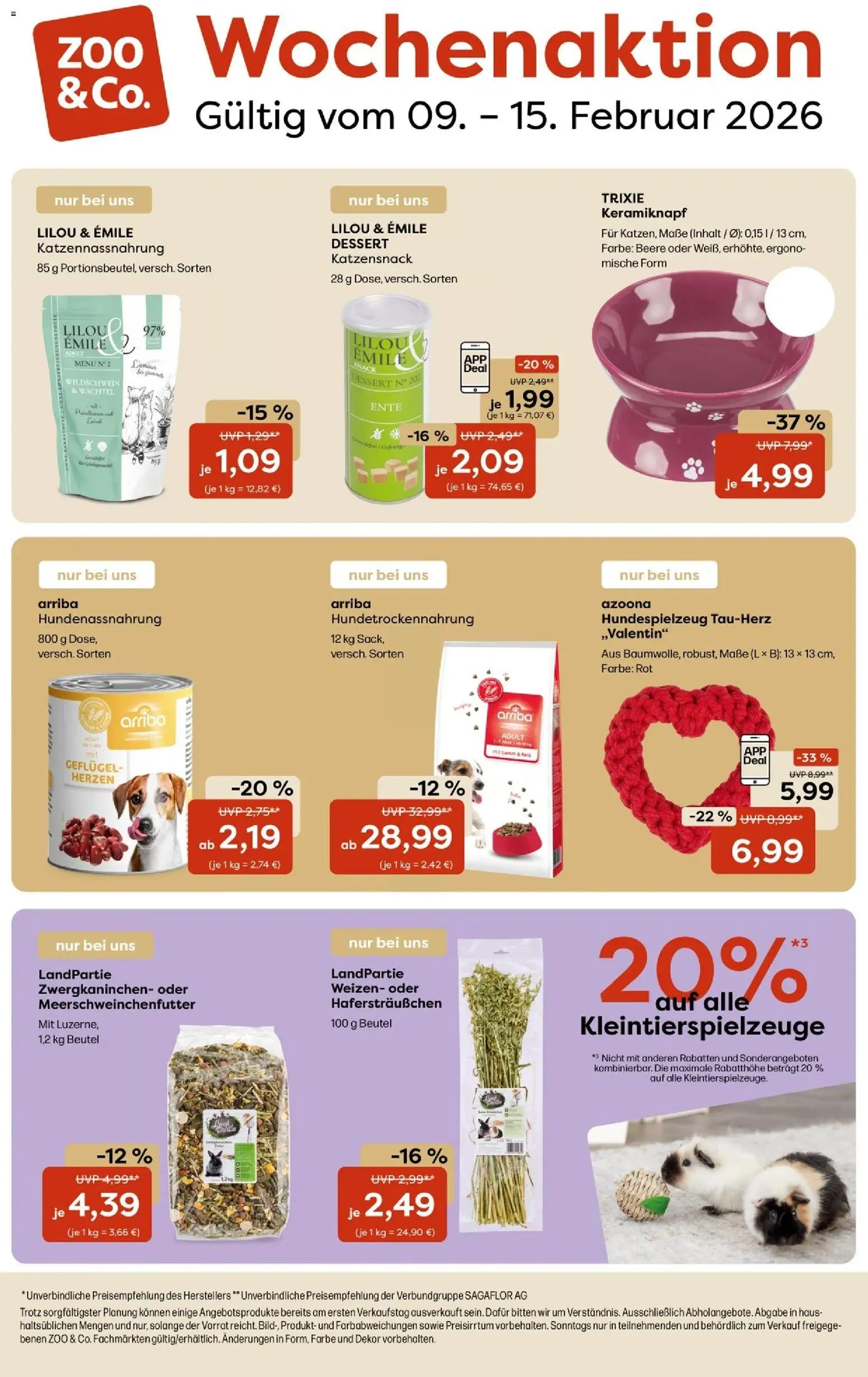 Zoo & co Prospekt – gültig ab 09.02.2026 | Seite: 1