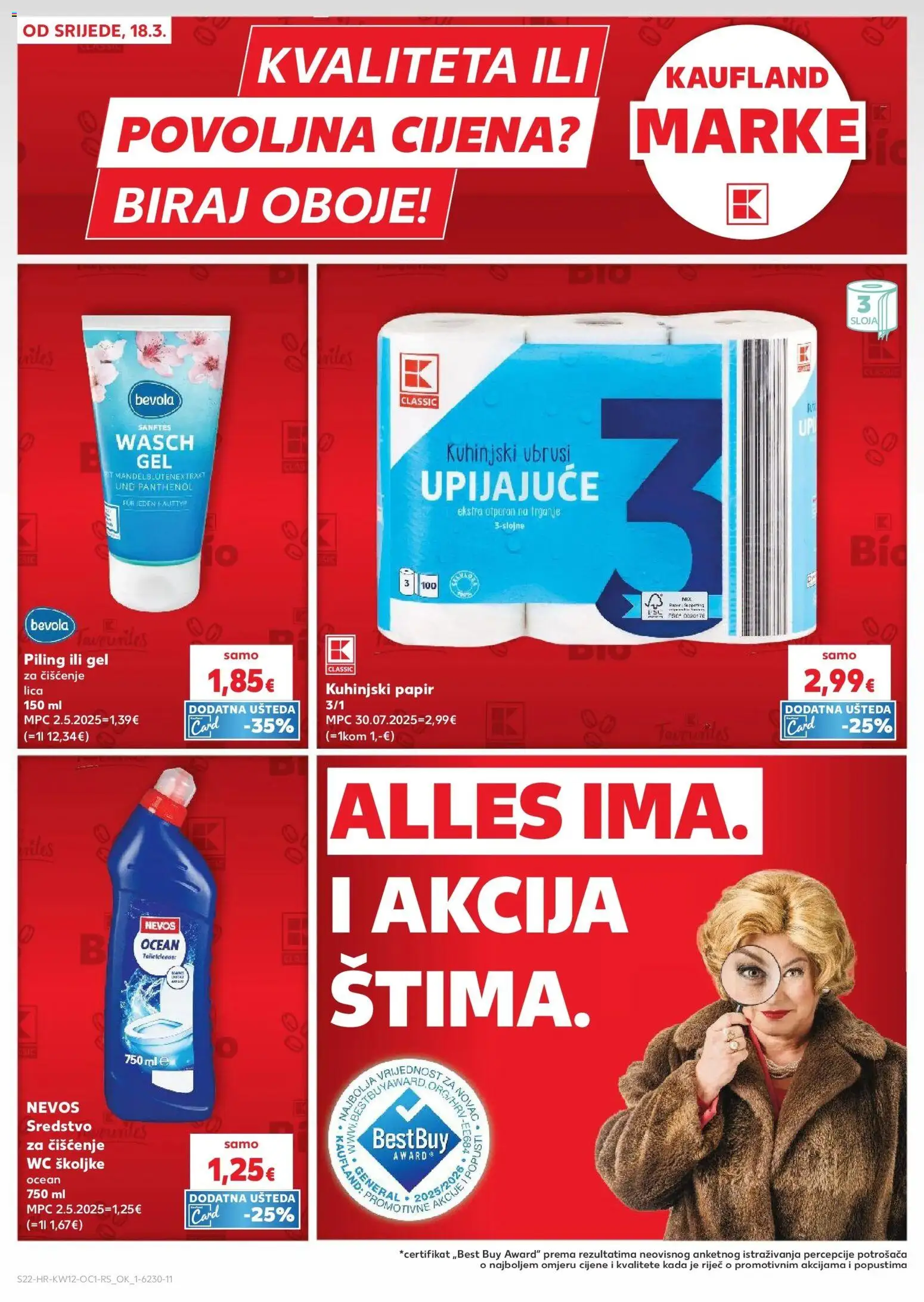 Kaufland katalog | vrijedi od 17.03.2026 | Stranica: 22 | Proizvodi: Piling