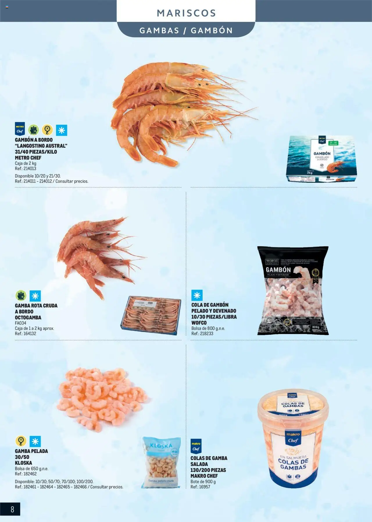Makro - Especial Pescados Canarias │ válido desde el 11.06.2025 | Página: 8 | Productos: Bolsa, Caja, Langostino, Gamba