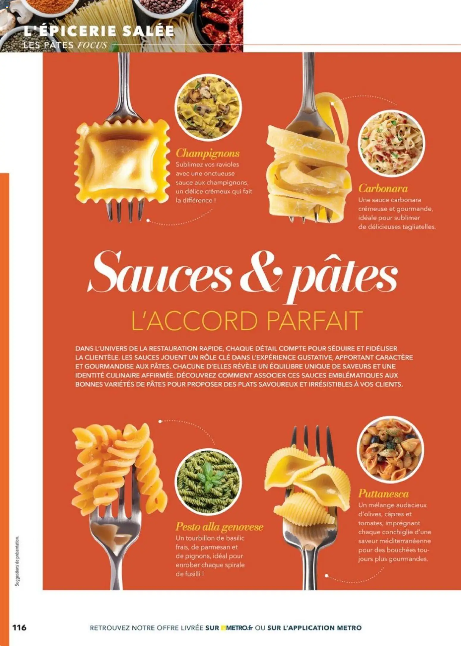 {H1} | Page: 116 | Produits: Clé, Parmesan, Pesto, Pâtes