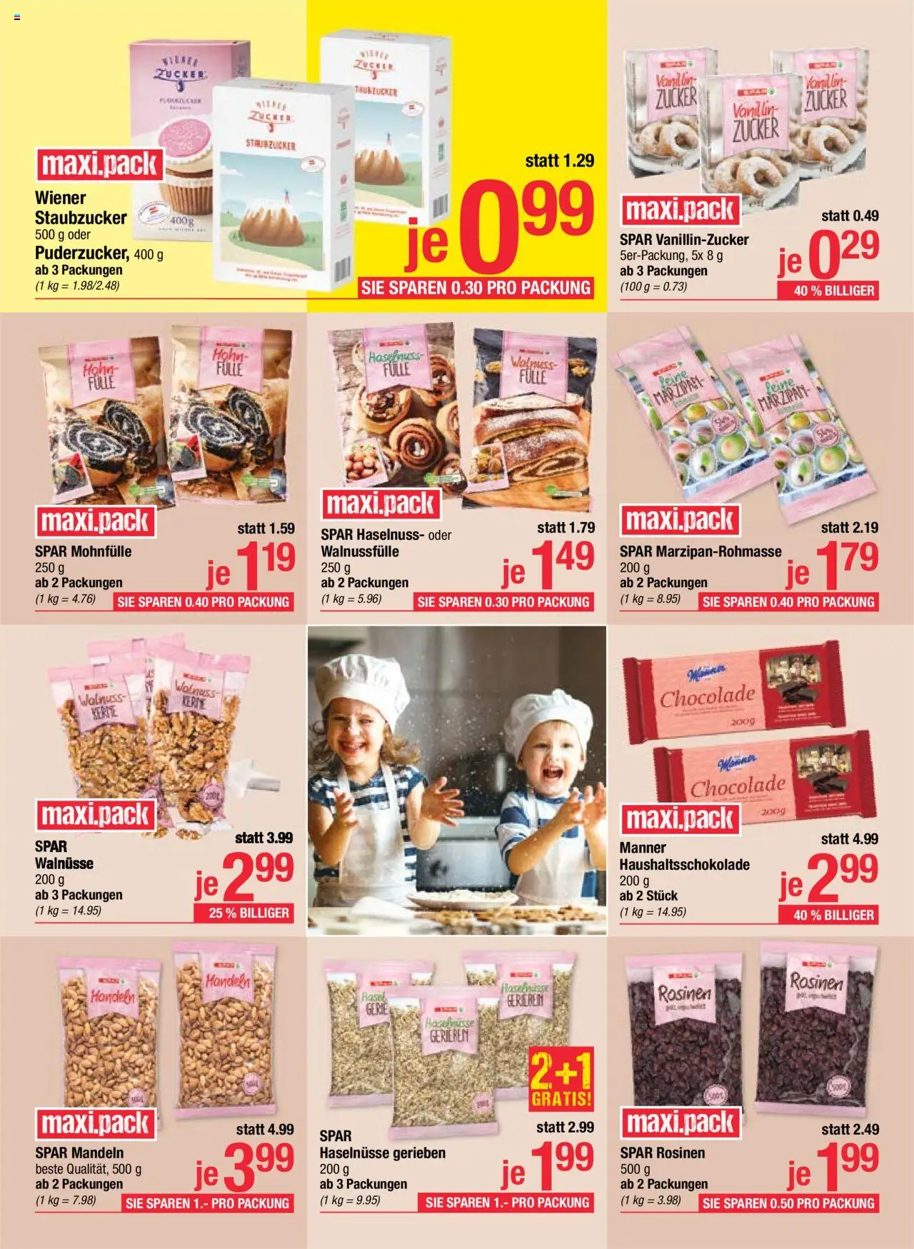 Maximarkt Flugblatt gültig ab 29.09.2025 | Seite: 15 | Produkte: Rosinen, Zucker