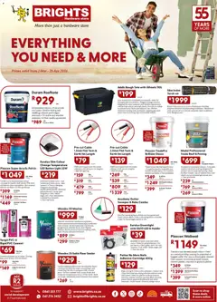 Brights Hardware specials catalogue – valid from 02.03.2026 | Page: 1
