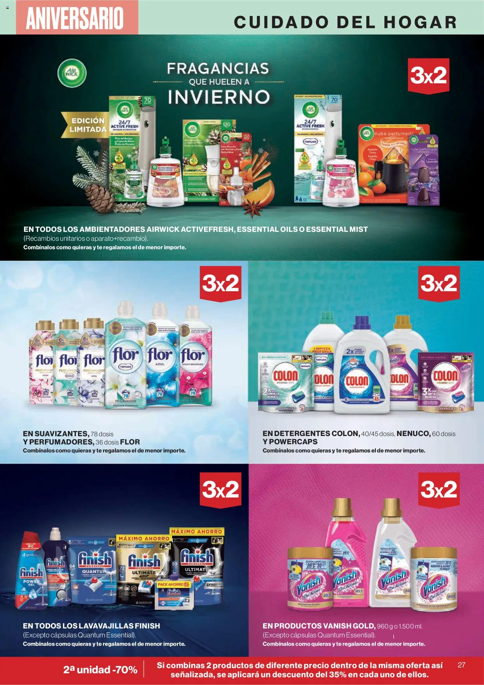 El Corte Inglés ofertas │ válido desde el 23.10.2025 | Página: 37 | Productos: Té, Copos, Lavavajillas