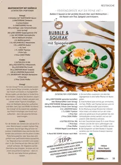Norma NORMAgazin November/Dezember 2025 ab 01.11.2025 gültig | Seite: 33 | Produkte: Butter, Weißwein, Pfeffer, Erbsen