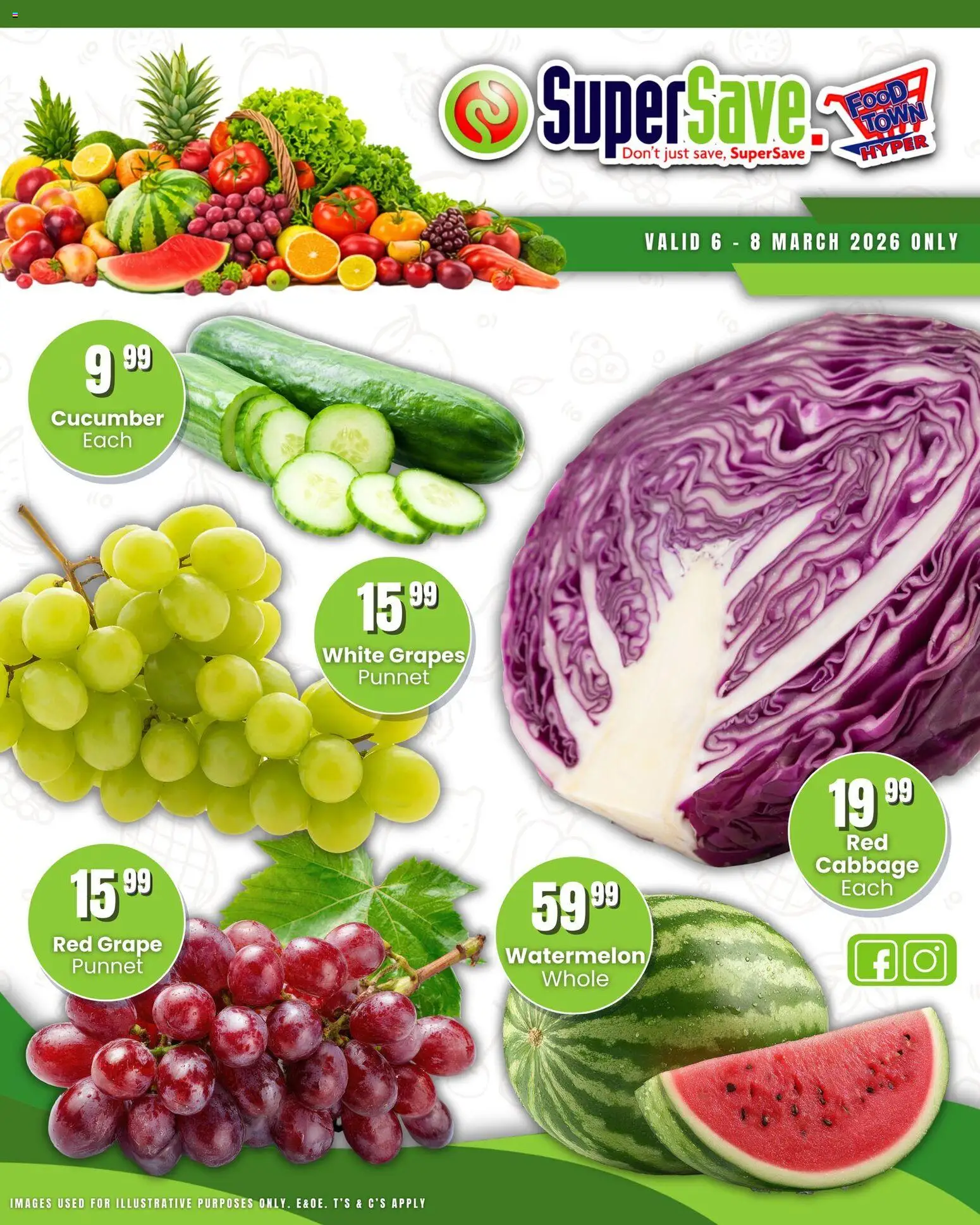 New Super Save catalogue – valid from 06.03.2026 | Page: 3 | Products: Grapes