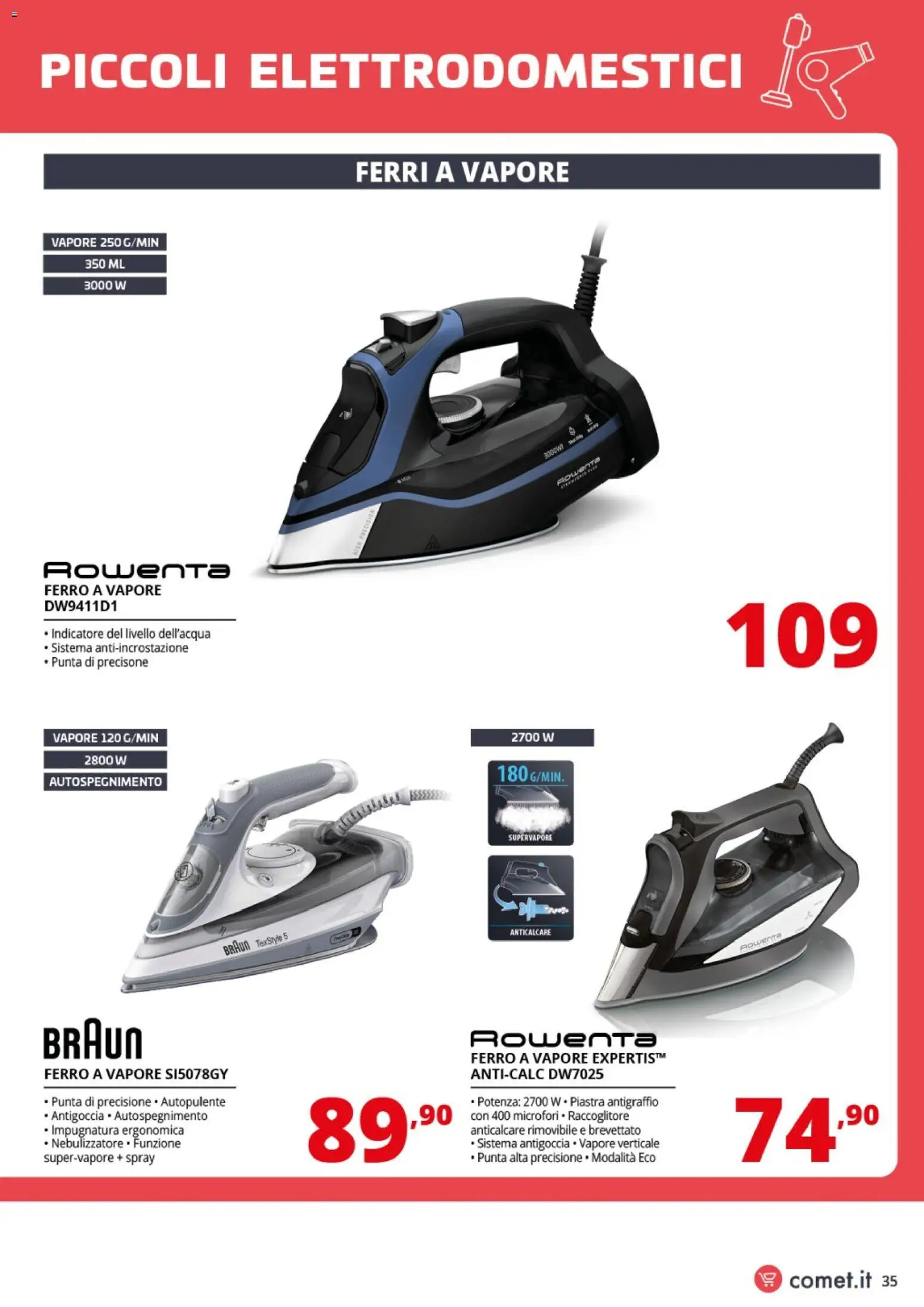 Volantino Comet del 20.03.2026 | Pagina: 35 | Prodotti: Anticalcare