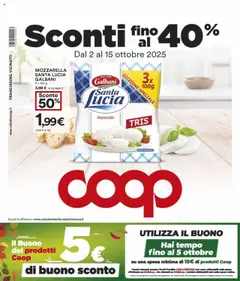 Anteprima del volantino COOP Angera catalogo valido a partire dal 02.10.2025