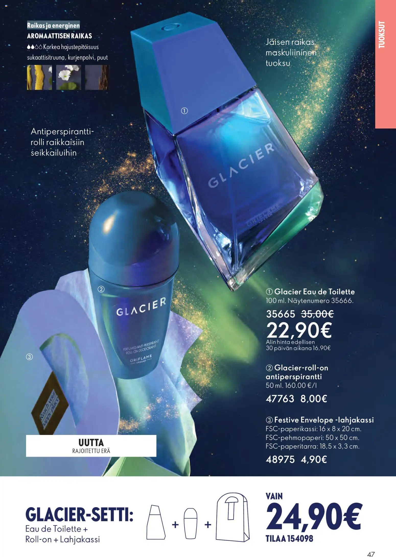Oriflame - Black Friday – voimassa 19.11.2025 alkaen | Sivu: 47 | Tuotteet: Tuoksu, Eau de toilette, Antiperspirantti