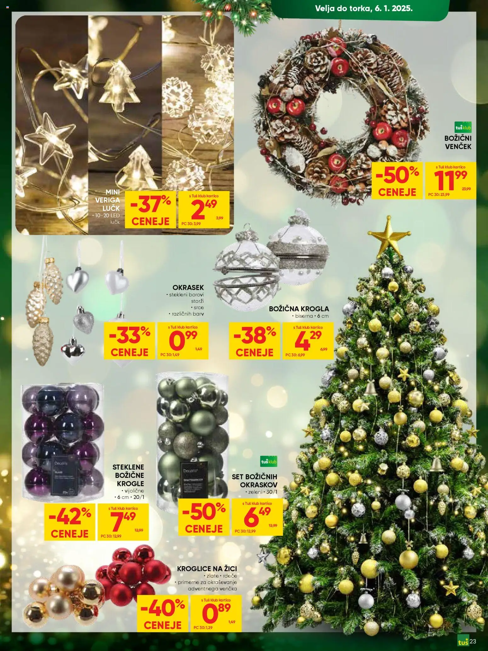 Novi Tuš katalog ponudbe – veljaven od 26.11.2025 | Stran: 23