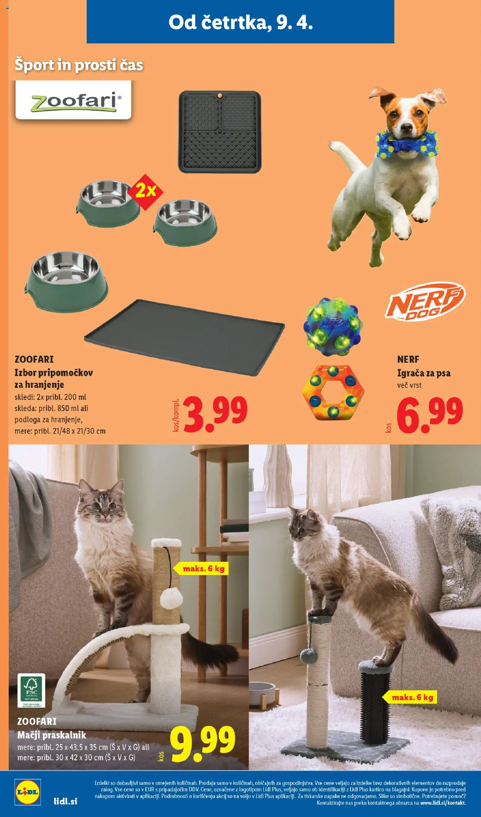 Novi Lidl katalog ponudbe – veljaven od 09.04.2026 | Stran: 36 | Izdelki: Podloga