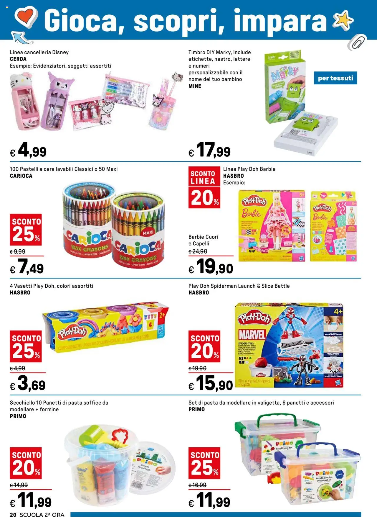 Volantino Iper del 04.08.2025 | Pagina: 20 | Prodotti: Pastelli a cera, Pasta, Pastelli