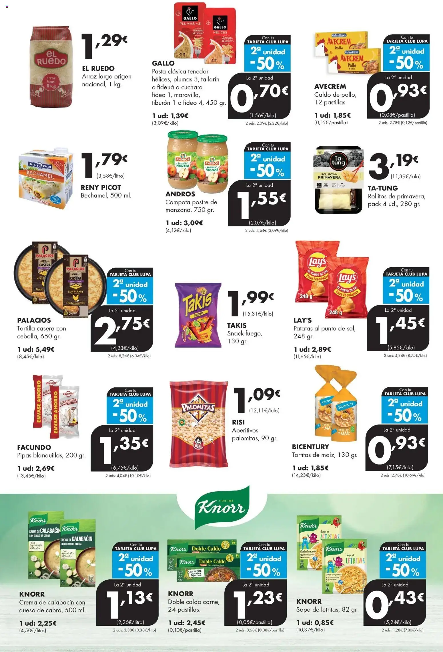 Lupa Supermercados - Tus vecinos de confianza │ válido desde el 05.02.2026 | Página: 10 | Productos: Calabacín, Queso, Huevos, Crema