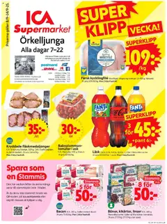 ICA Supermarket - Örkelljunga - Förhandsvisning av reklamblad från butik ICA Supermarket aktuell från 08.09.2025