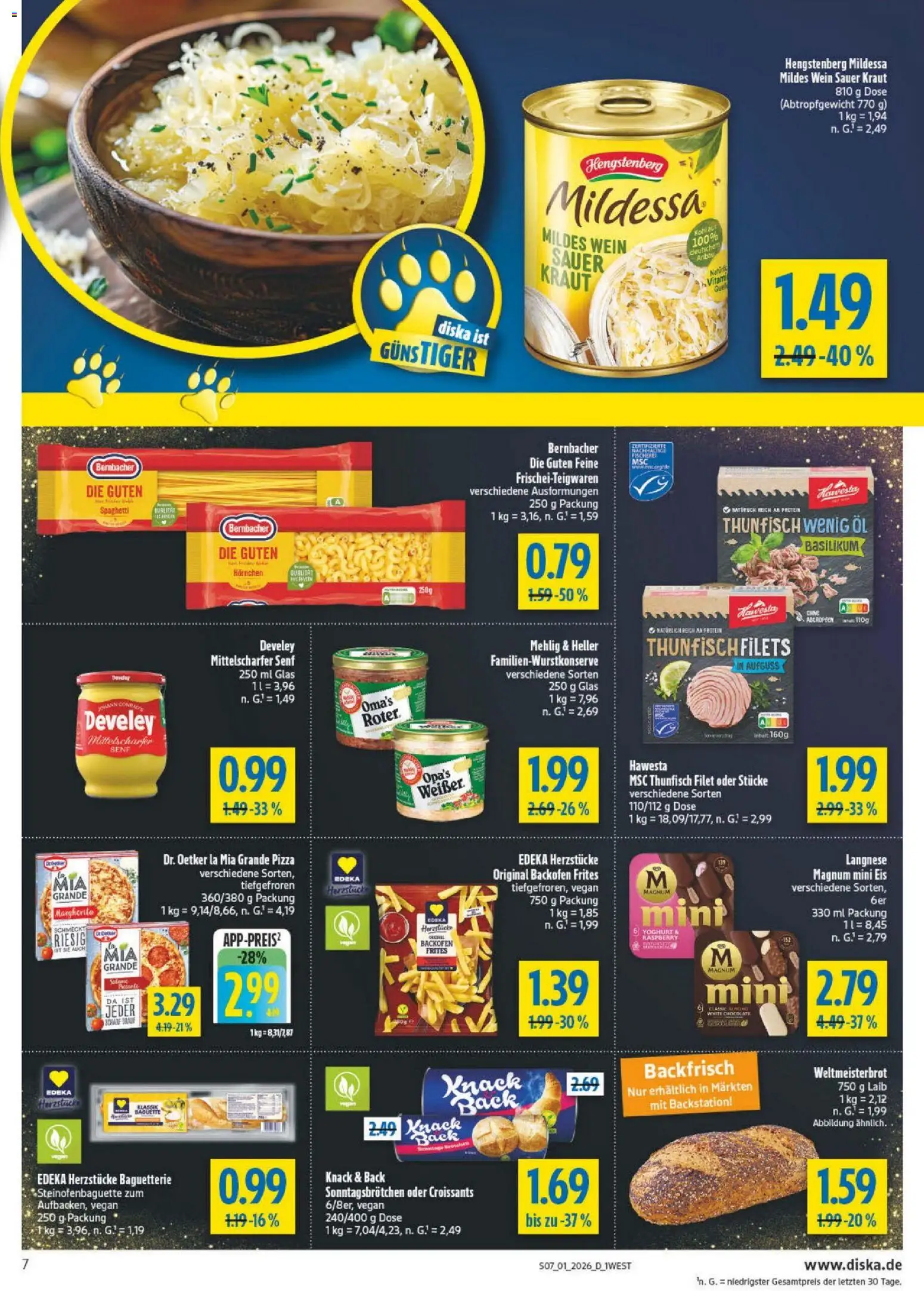 Diska - Diska Angebote Bayern KW01 – gültig ab 29.12.2025 | Seite: 7 | Produkte: Öl, Kraut, Backofen, Wein