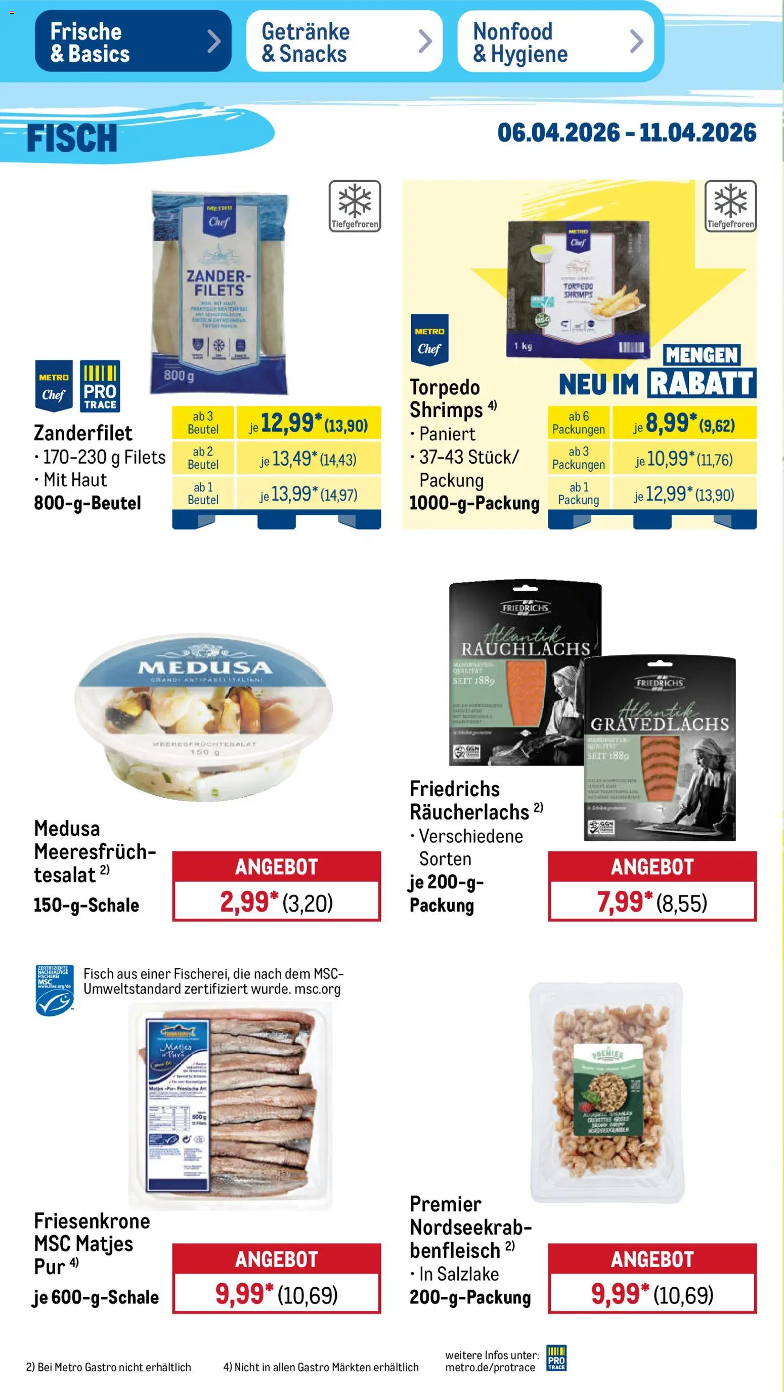 Metro Prospekt 	 – gültig ab 06.04.2026 | Seite: 8 | Produkte: Fisch, Räucherlachs