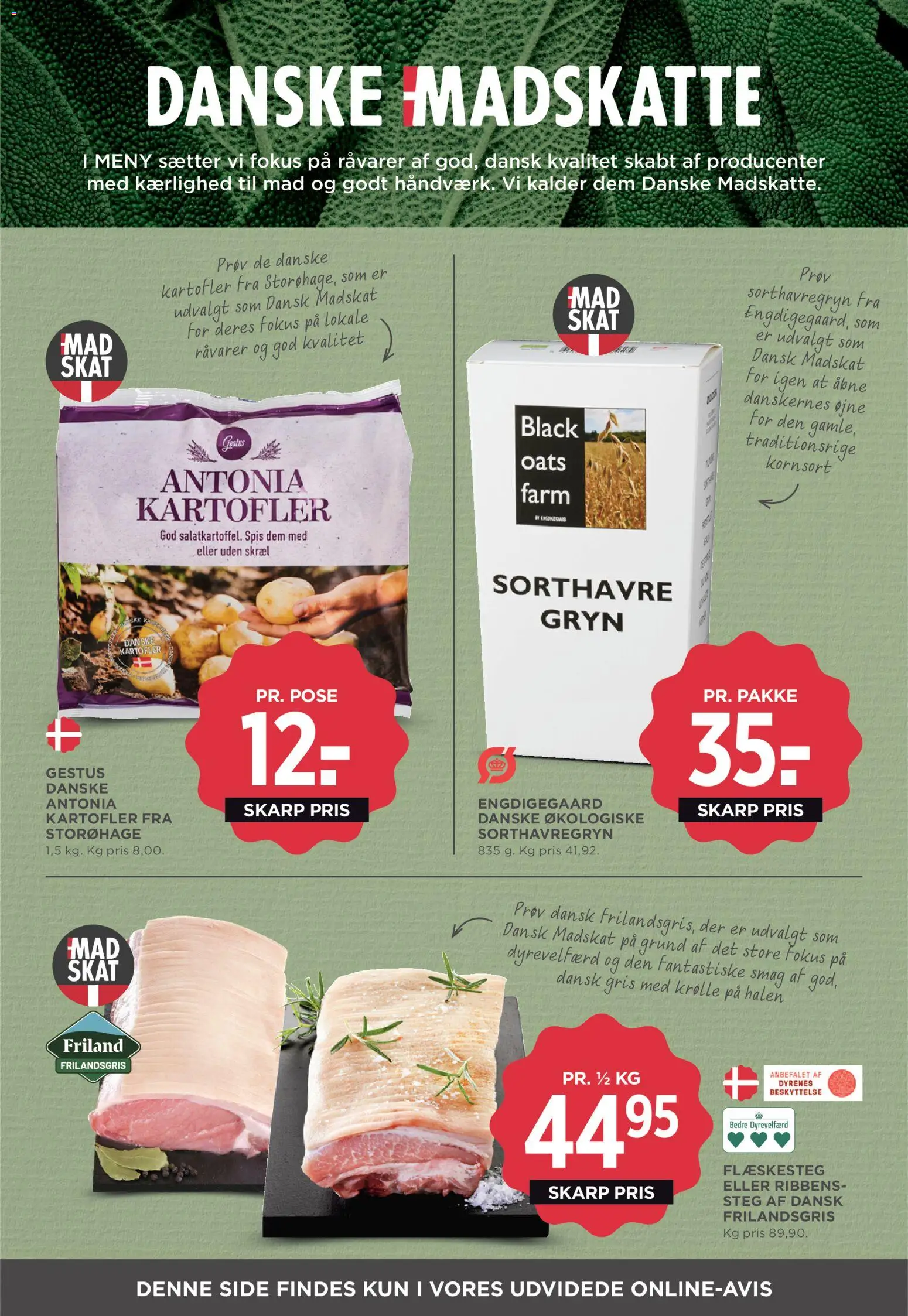 Meny tilbudsavis – gyldig fra 27.03.2026 | Side: 27 | Produkter: Kartofler, Flæskesteg, Søm