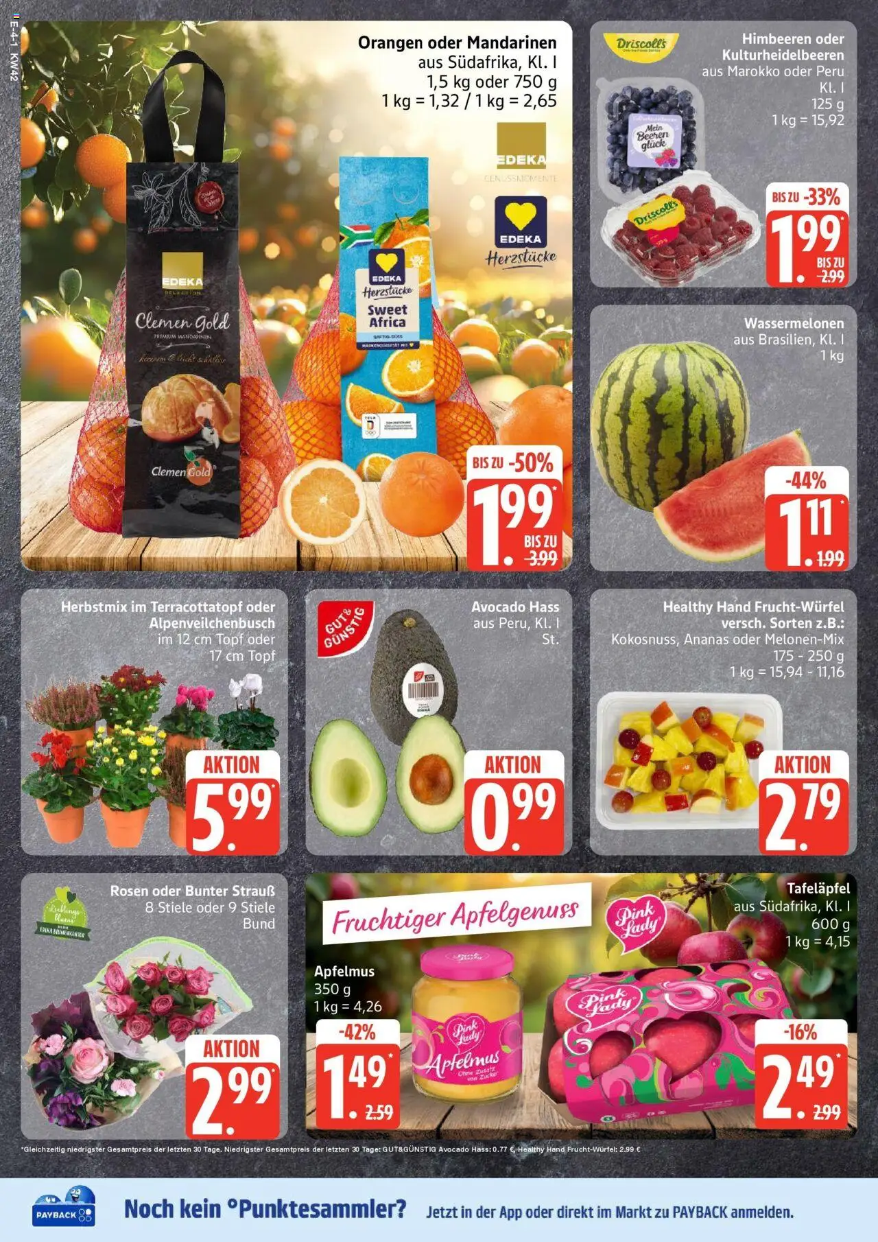 Marktkauf - Marktkauf: Wochenangebote – gültig ab 13.10.2025 | Seite: 4 | Produkte: Mandarinen, Orangen, Ananas, Avocado