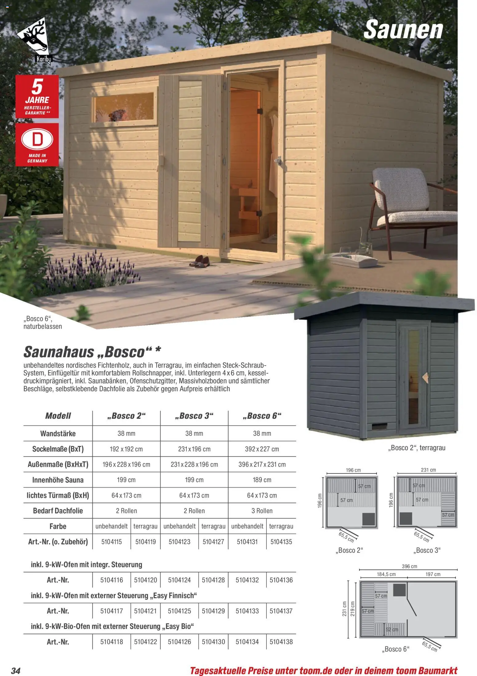 Toom Baumarkt - Pool, Sauna & Klima 2026 – gültig ab 14.03.2026 | Seite: 34