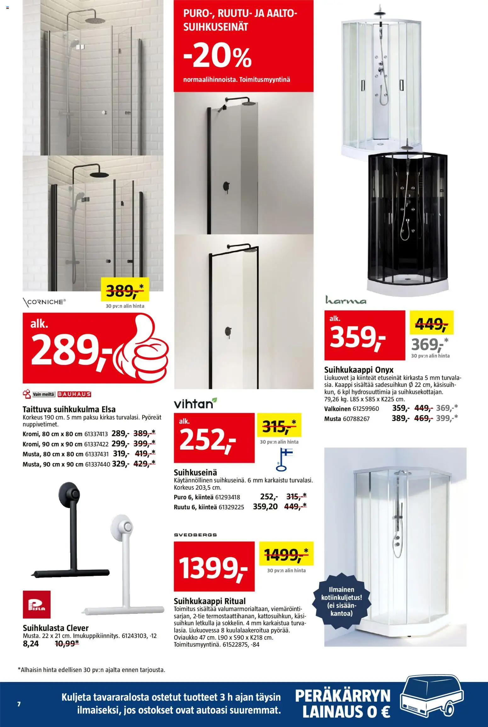 Bauhaus tarjoukset – voimassa 29.10.2025 alkaen | Sivu: 7 | Tuotteet: Kaappi