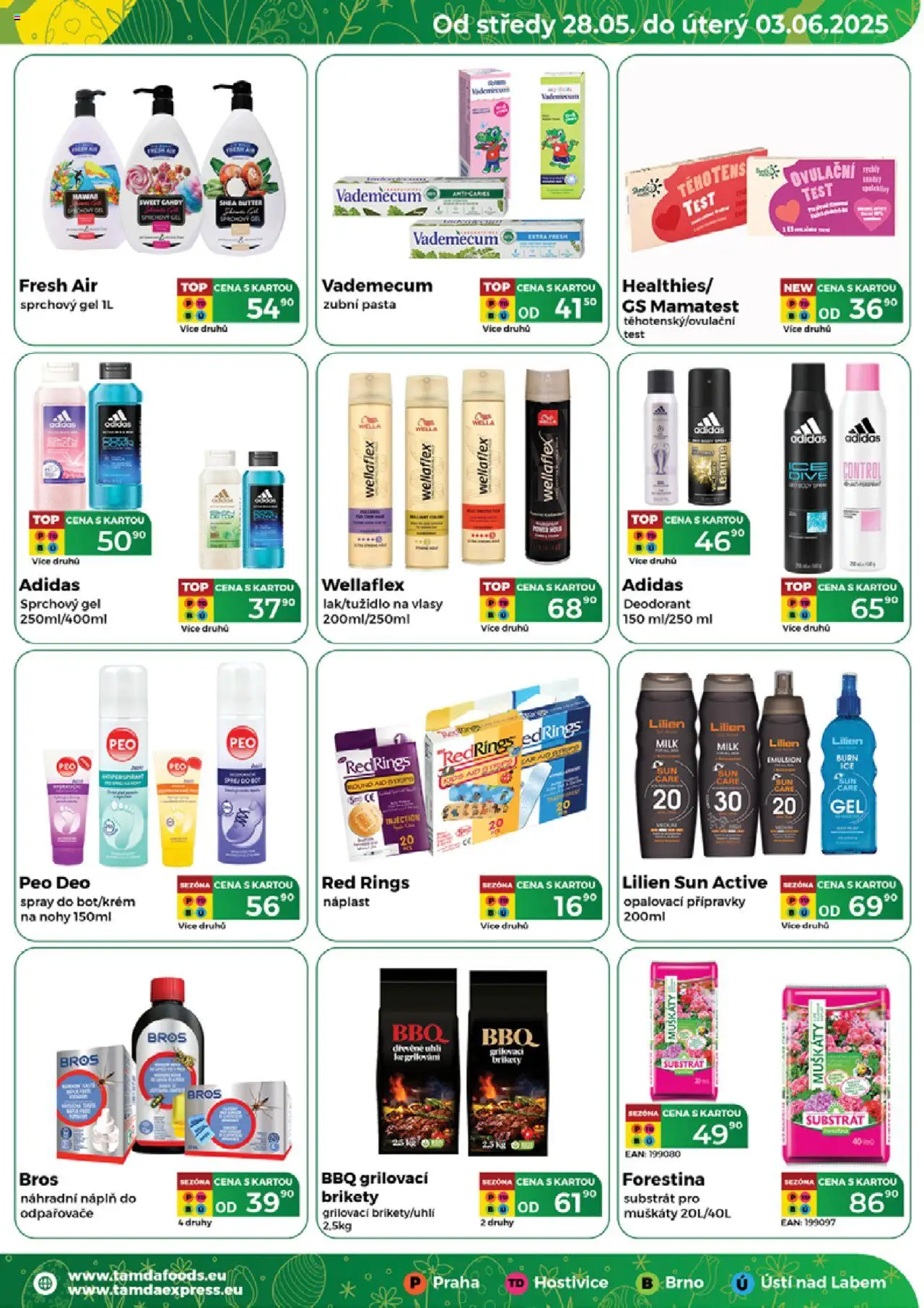 Tamda Foods leták od 28.05.2025 | Strana: 5 | Produkty: Deodorant, Muškáty, Dřevěné uhlí, Grilovací brikety